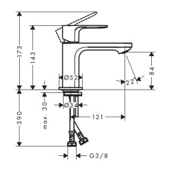 HansGrohe Rebris E - 72554000 - 2