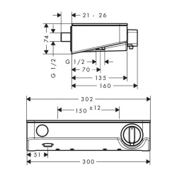 HansGrohe Showertablet Select Termostatik Duş 300 Aplike - 13171000 - 2