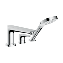 HansGrohe Talis E 3 - Delikli Küvet Kenarı Banyo Bataryası - 71731000 - 1