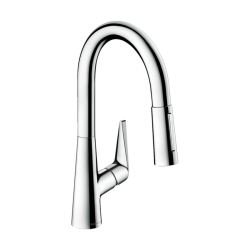 HansGrohe Talis M51 Tek Kollu Eviye Bataryası 160, Çekilebilir El Duşu, 2Jet - 72815000 - 1