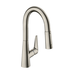 HansGrohe Talis M51 Tek Kollu Eviye Bataryası 160, Çekilebilir El Duşu, 2Jet - 72815800 - 1