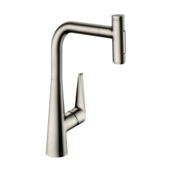 HansGrohe Talis Select M51 Tek Kollu Eviye Bataryası Çekilebilir El Duşu İle - 72823800 - 1