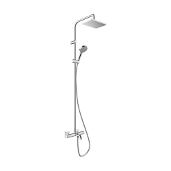 HansGrohe Vernis Shape Duş Kolonu 230 1Jet, Ecosmart, Banyo Termostatı İle - 26098000 - 1