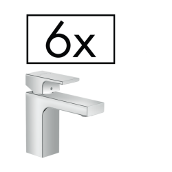 HansGrohe Vernis Shape Tek Kollu Lavabo Bataryası 100 Kumandalı, Proje Paketi (6'Lı) - 71597000 - 1