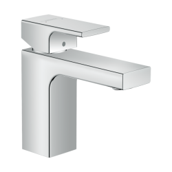 HansGrohe Vernis Shape Tek Kollu Lavabo Bataryası 100 Metal Kumandalı - 71568000 - 1