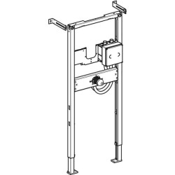 Lavabo için Geberit Duofix lavabo elemanı, 130 cm, sıva altı fonksiyon kutulu elektronik ankastre batarya, abdest için: B=50cm, H=130cm, T=7cm - 2